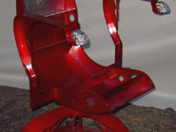 Custom Skull Chair Front